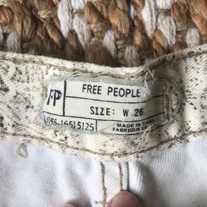 Free People Shorts - Free people white denim shorts Free People Shorts - Free people white denim shorts